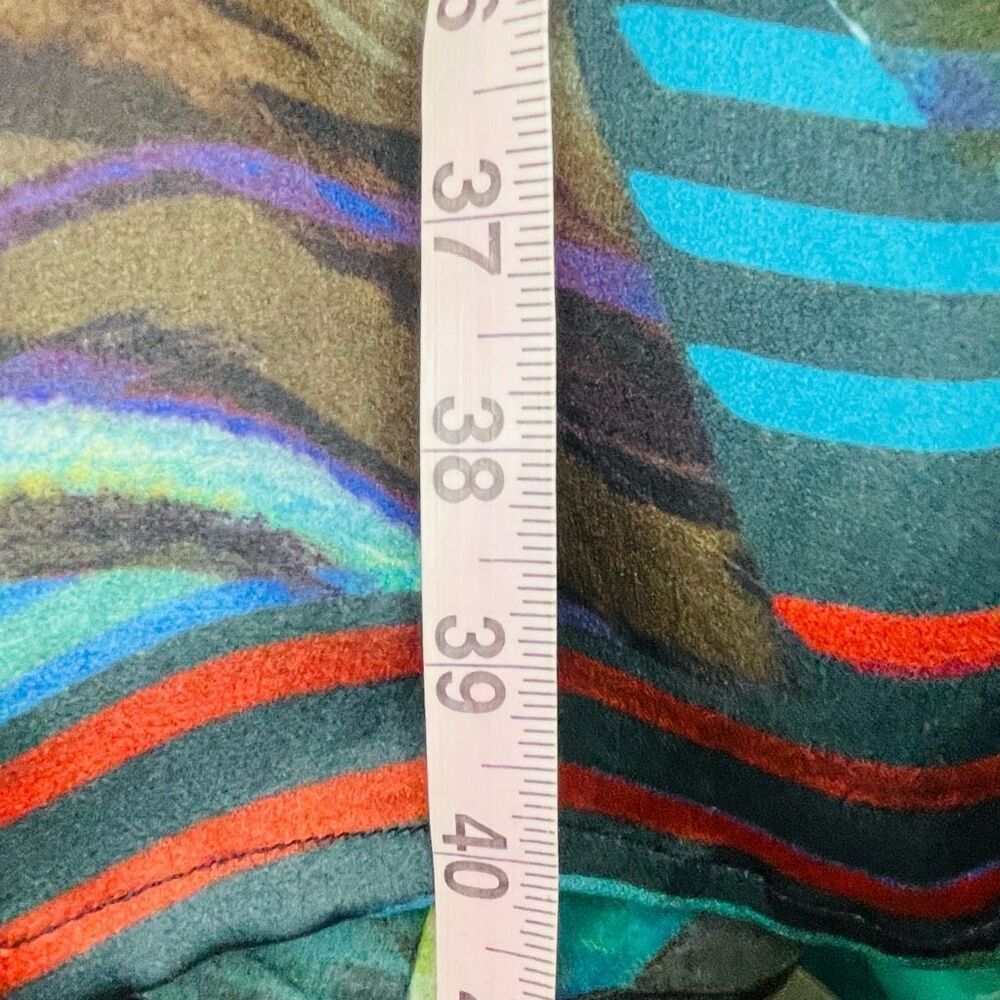 Johnny Was x Biya Silk Blend Oversize Button Up Shirt Tunic Dress Cover-up Size - Picture 7 of 11